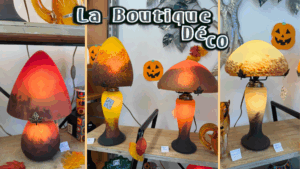 Lire la suite à propos de l’article La Boutique Déco Terrasson – Lampes en pâte de verre Pierre de lune