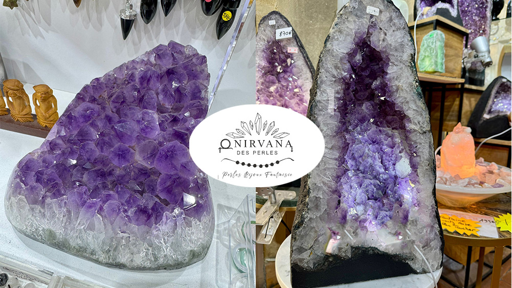 O Nirvana des perles Bergerac - Les druses d'améthyste